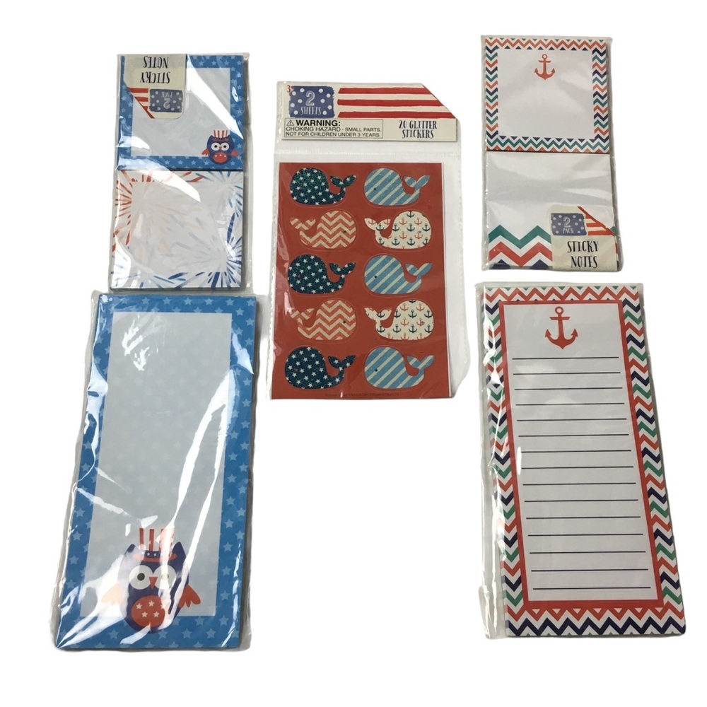 Target Planner Accessories Patriotic Owl Whales Red White Blue Anchor Nautical
